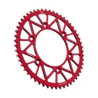 Corona moto JT Sprockets 53 dientes P.520 aluminio rojo JTA210.53RED