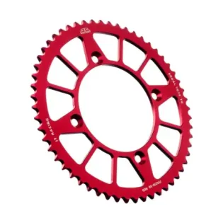 Corona moto JT Sprockets de aluminio de 56 dientes JTA215.56RED