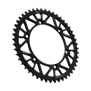 Corona moto JT Sprockets de aluminio de 48 dientes JTA460.48BLK