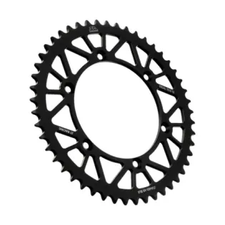 Corona moto JT Sprockets de aluminio de 49 dientes JTA460.49BLK