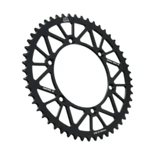 Corona moto JT Sprockets de aluminio de 52 dientes JTA460.52BLK