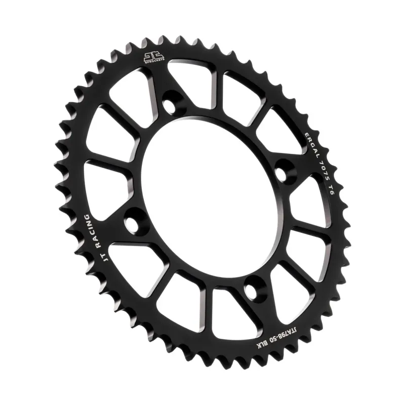 Corona moto JT Sprockets de aluminio de 50 dientes JTA798.50BLK