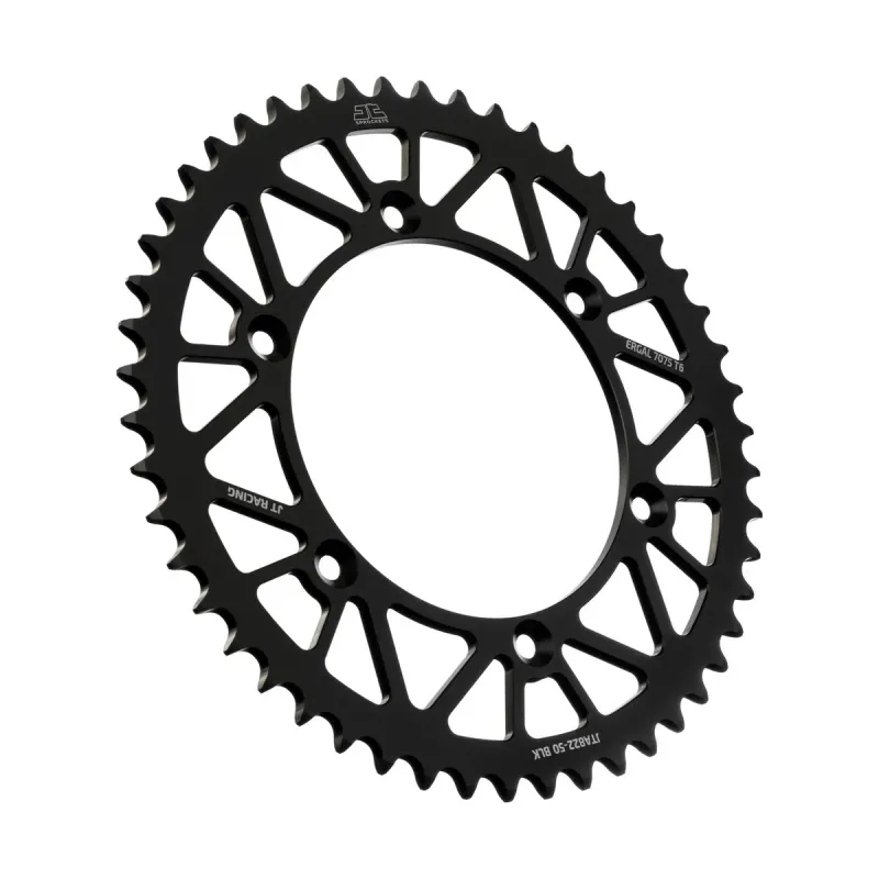 Corona moto JT Sprockets de aluminio de 50 dientes JTA822.50BLK