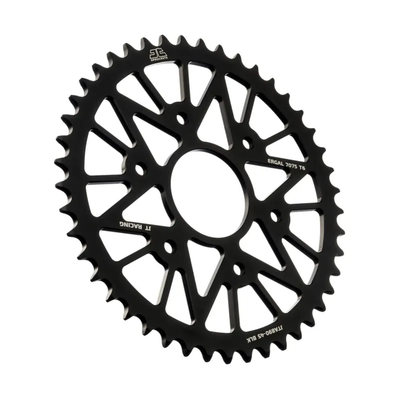 Corona moto JT Sprockets de aluminio de 45 dientes JTA890.45BLK