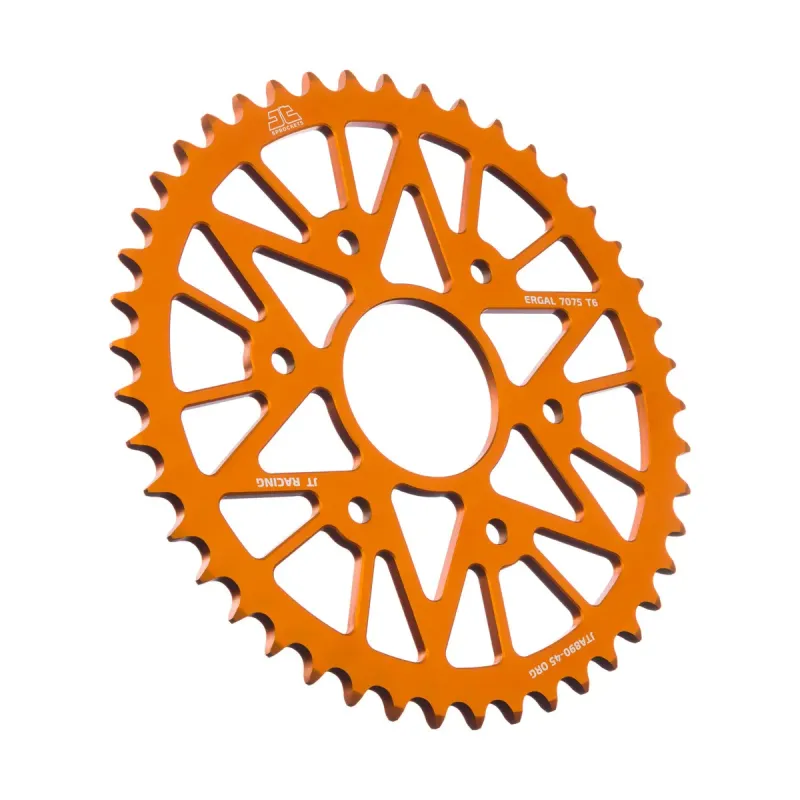 Corona moto JT Sprockets de aluminio de 45 dientes JTA890.45ORG