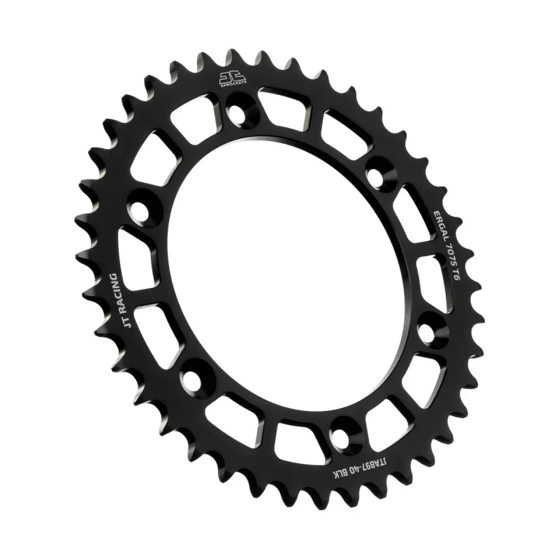 Corona moto JT Sprockets de aluminio de 40 dientes JTA897.40BLK