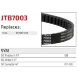 Correa de transmisión moto JT Sprockets premium JTB7003