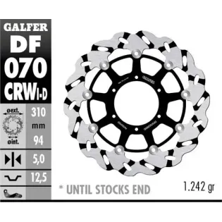 Disco freno moto flotante Galfer Wave DF070CRWI