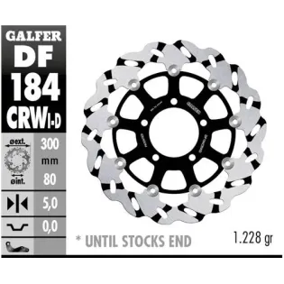 Disco freno moto flotante Galfer Wave DF184CRWD