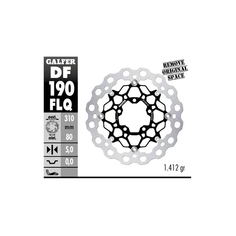 Disco freno moto flotante Galfer Qubic 310x5mm DF1