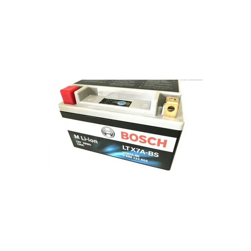 Batería de litio BOSCH para moto 2.4 Ah 160A LTX7A-BS - YTX7ABS