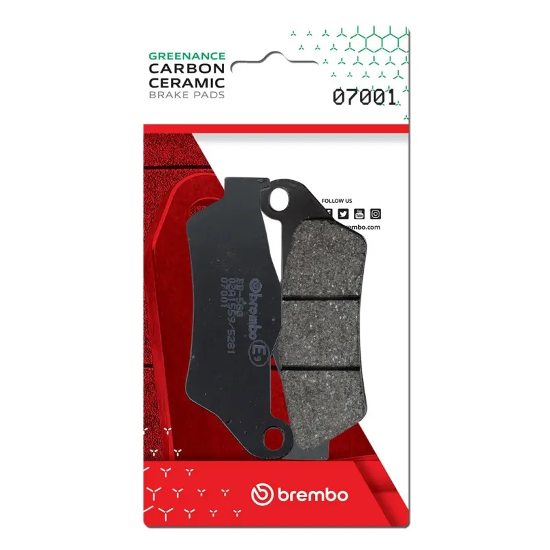 Pastillas de freno moto Brembo genuinas 07001