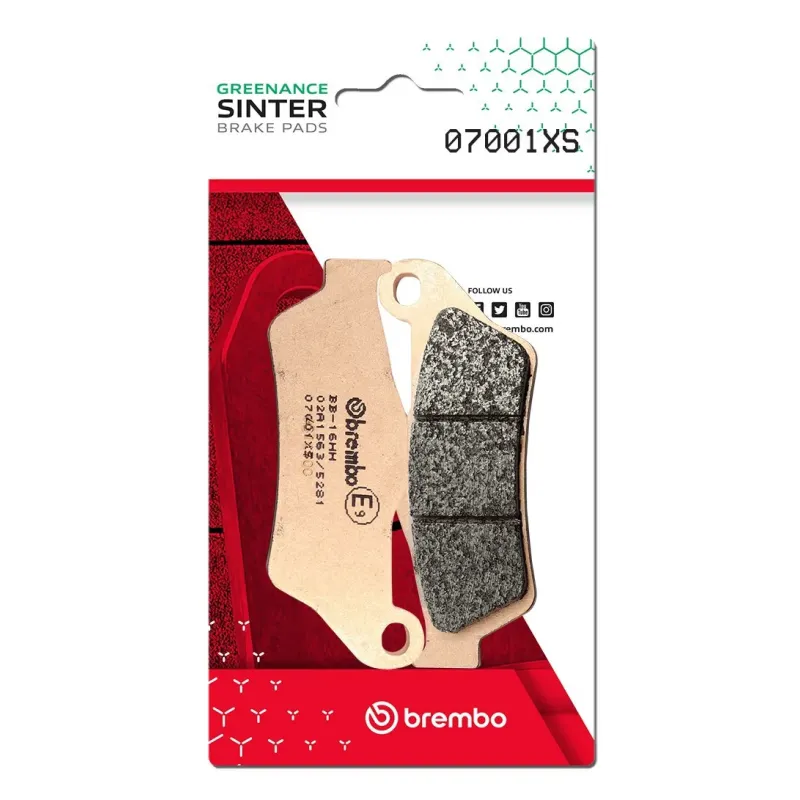 Pastillas de freno moto Brembo sinterizadas 07001XS
