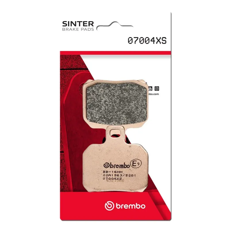 Pastillas de freno moto Brembo sinterizadas 07004XS