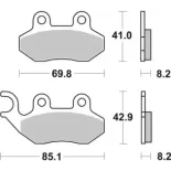 Pastillas de freno moto Brembo genuinas 07005