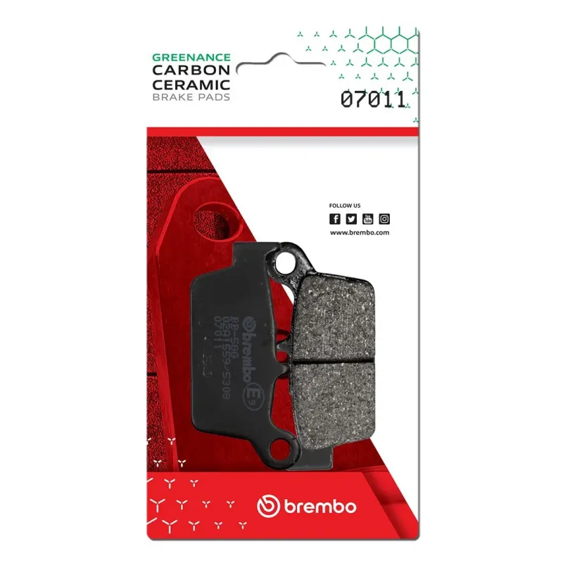 Pastillas de freno moto Brembo genuinas 07011