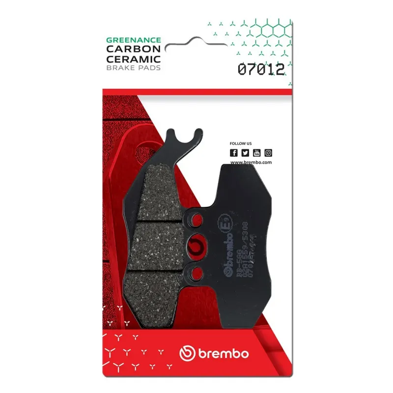 Pastillas de freno moto Brembo genuinas 07012