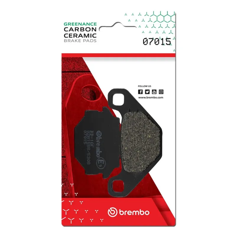 Pastillas de freno moto Brembo genuinas 07015