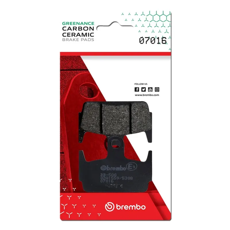Pastillas de freno moto Brembo genuinas 07016