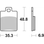 Pastillas de freno moto Brembo genuinas 07019