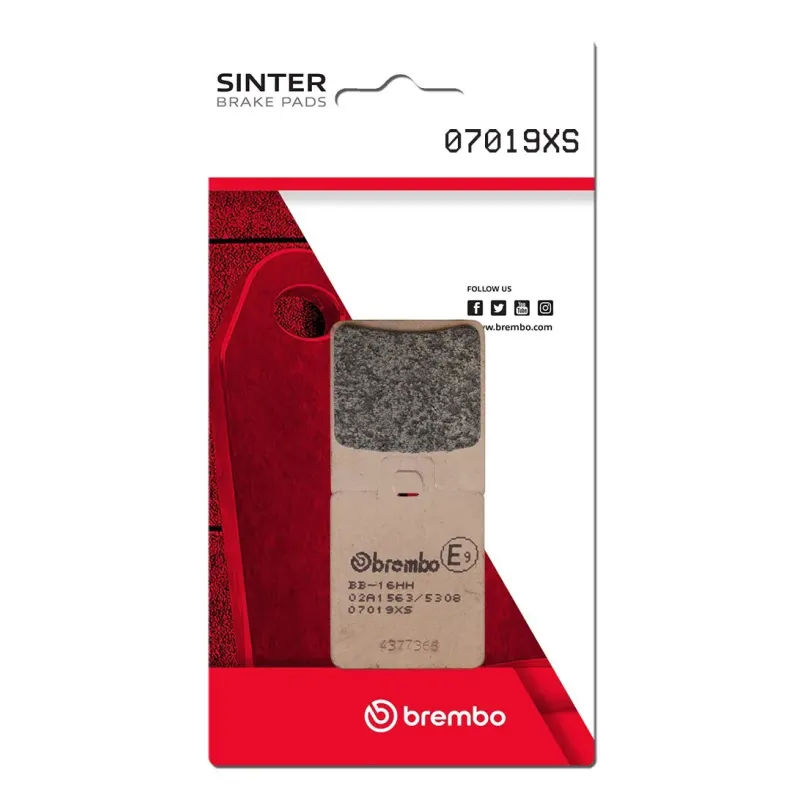 Pastillas de freno moto Brembo sinterizadas 07019XS