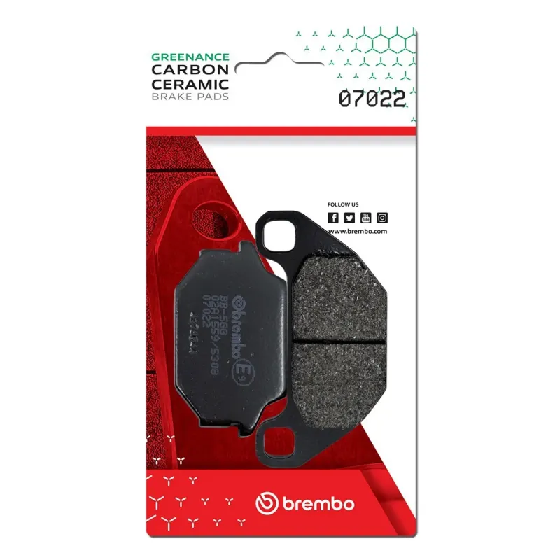 Pastillas de freno moto Brembo genuinas 07022