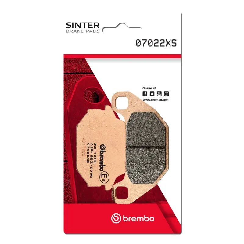 Pastillas de freno moto Brembo sinterizadas 07022XS