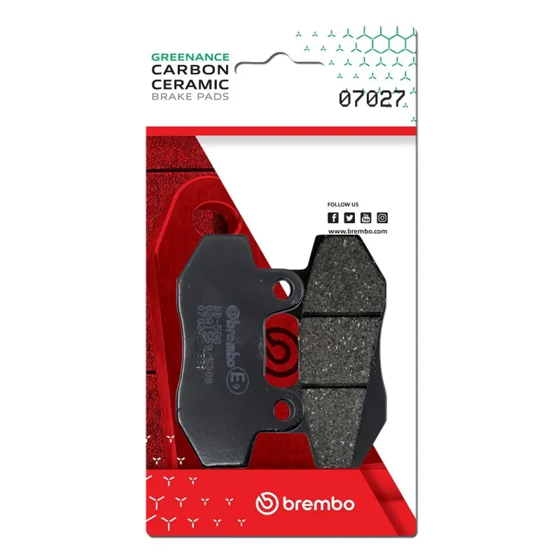 Pastillas de freno moto Brembo genuinas 07027