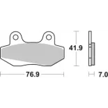 Pastillas de freno moto Brembo genuinas 07027
