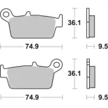 Pastillas de freno moto Brembo genuinas 07028