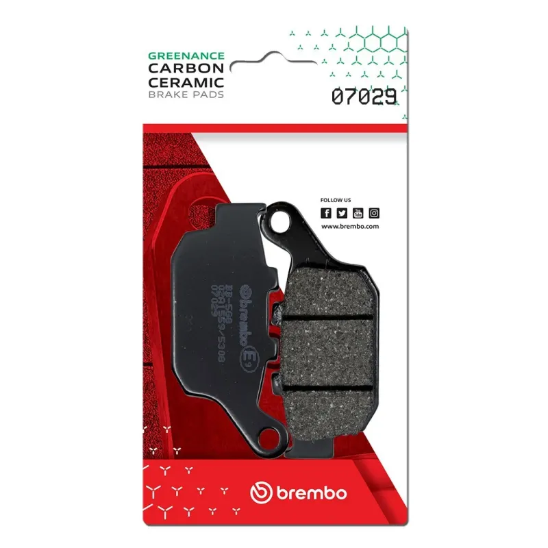 Pastillas de freno moto Brembo genuinas 07029