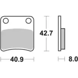 Pastillas de freno moto Brembo genuinas 07032