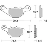 Pastillas de freno moto Brembo genuinas 07036