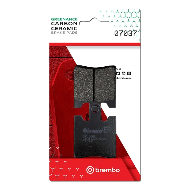 Pastillas de freno moto Brembo genuinas 07037