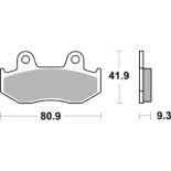 Pastillas de freno moto Brembo sinterizadas 07038XS