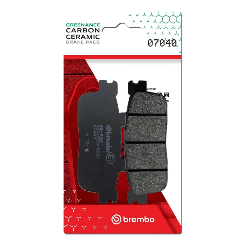 Pastillas de freno moto Brembo genuinas 07040