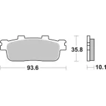 Pastillas de freno moto Brembo genuinas 07040