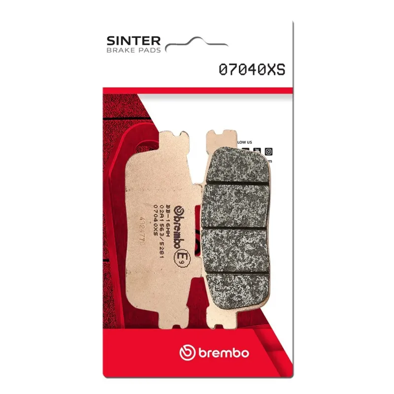 Pastillas de freno moto Brembo sinterizadas 07040XS