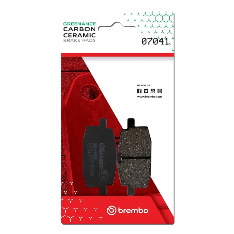 Pastillas de freno moto Brembo genuinas 07041