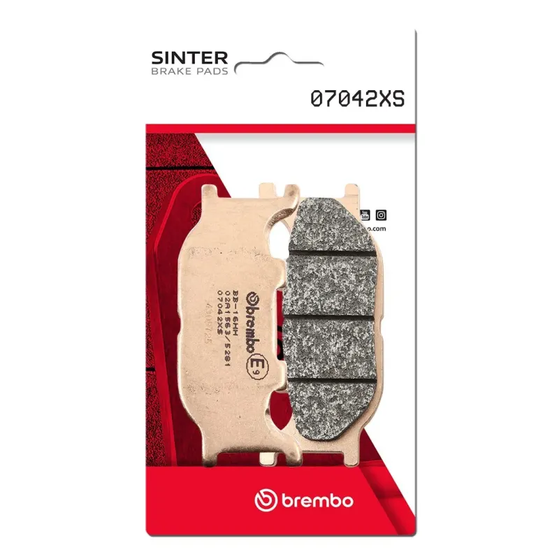 Pastillas de freno moto Brembo sinterizadas 07042XS