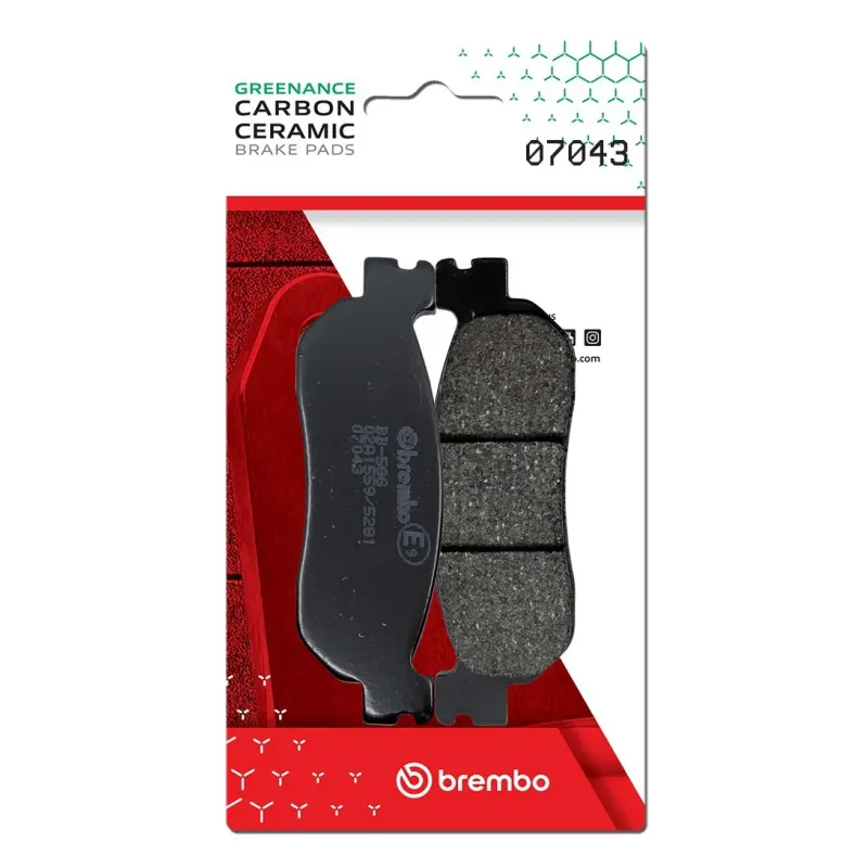 Pastillas de freno moto Brembo genuinas 07043