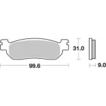Pastillas de freno moto Brembo genuinas 07043
