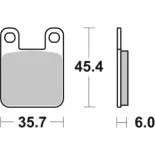 Pastillas de freno moto Brembo genuinas 07044