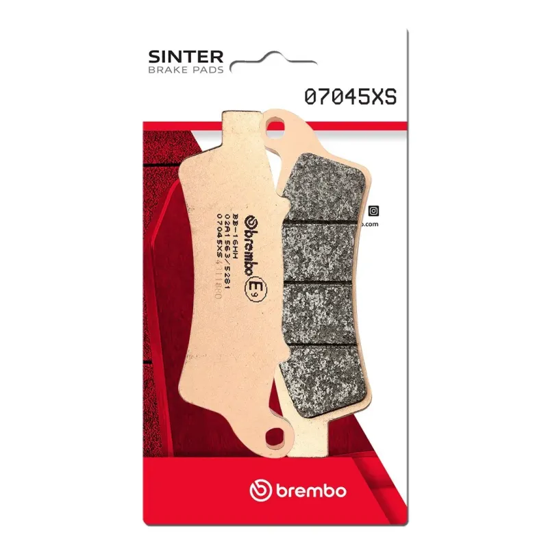 Pastillas de freno moto Brembo sinterizadas 07045XS