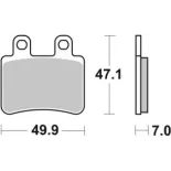 Pastillas de freno moto Brembo genuinas 07048