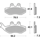 Pastillas de freno moto Brembo genuinas 07049