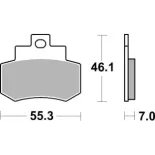 Pastillas de freno moto Brembo genuinas 07051