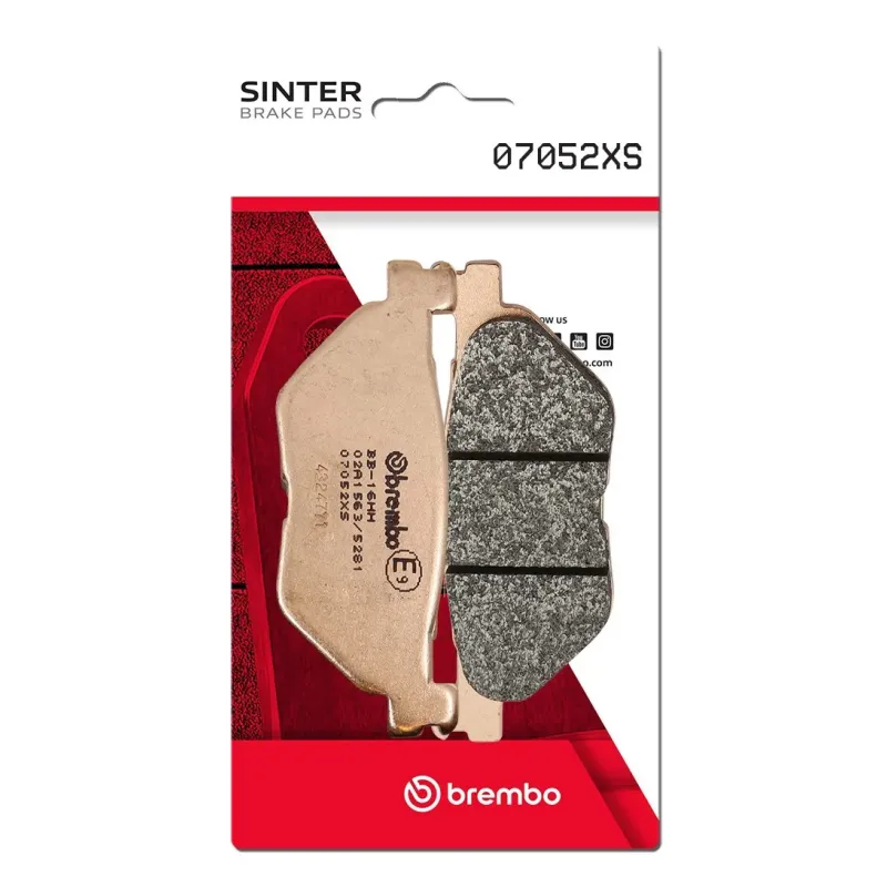 Pastillas de freno moto Brembo sinterizadas 07052XS