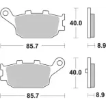 Pastillas de freno moto Brembo genuinas 07053