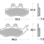 Pastillas de freno moto Brembo genuinas 07054